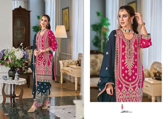 Naina By Eba Premium Silk Heavy Readymade Suits Wholesale Market In Surat